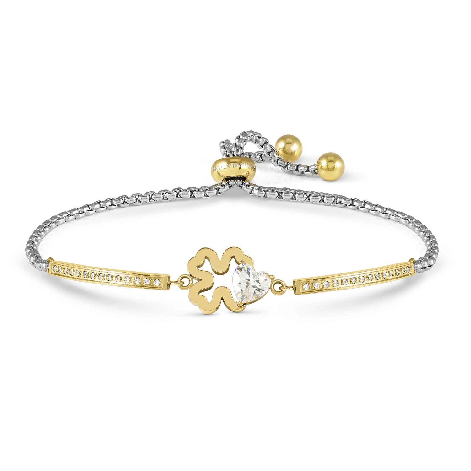 Nomination Milleluci Refined Edition Four Leaf Clover Bracelet gold