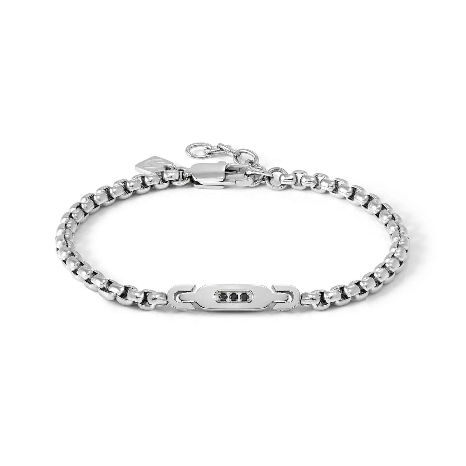 Nomination ManVision Bracelet 3 Stone CZ Stainless Steel