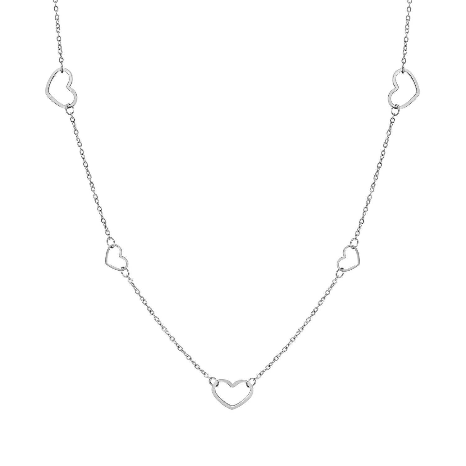 Nomination Ritmatika Stainless Steel Heart Necklace silver