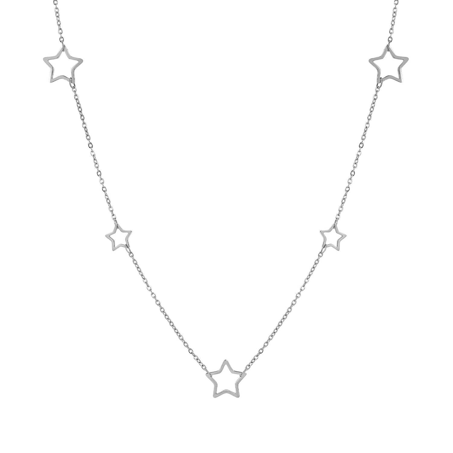 Nomination Ritmatika Stainless Steel Star Necklace silver