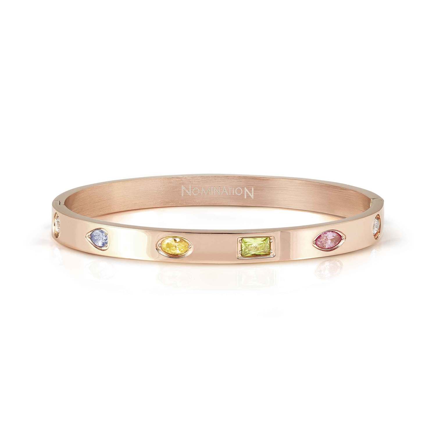 Nomination Pretty Bangles Satin Shine with Mixed Stones rose
