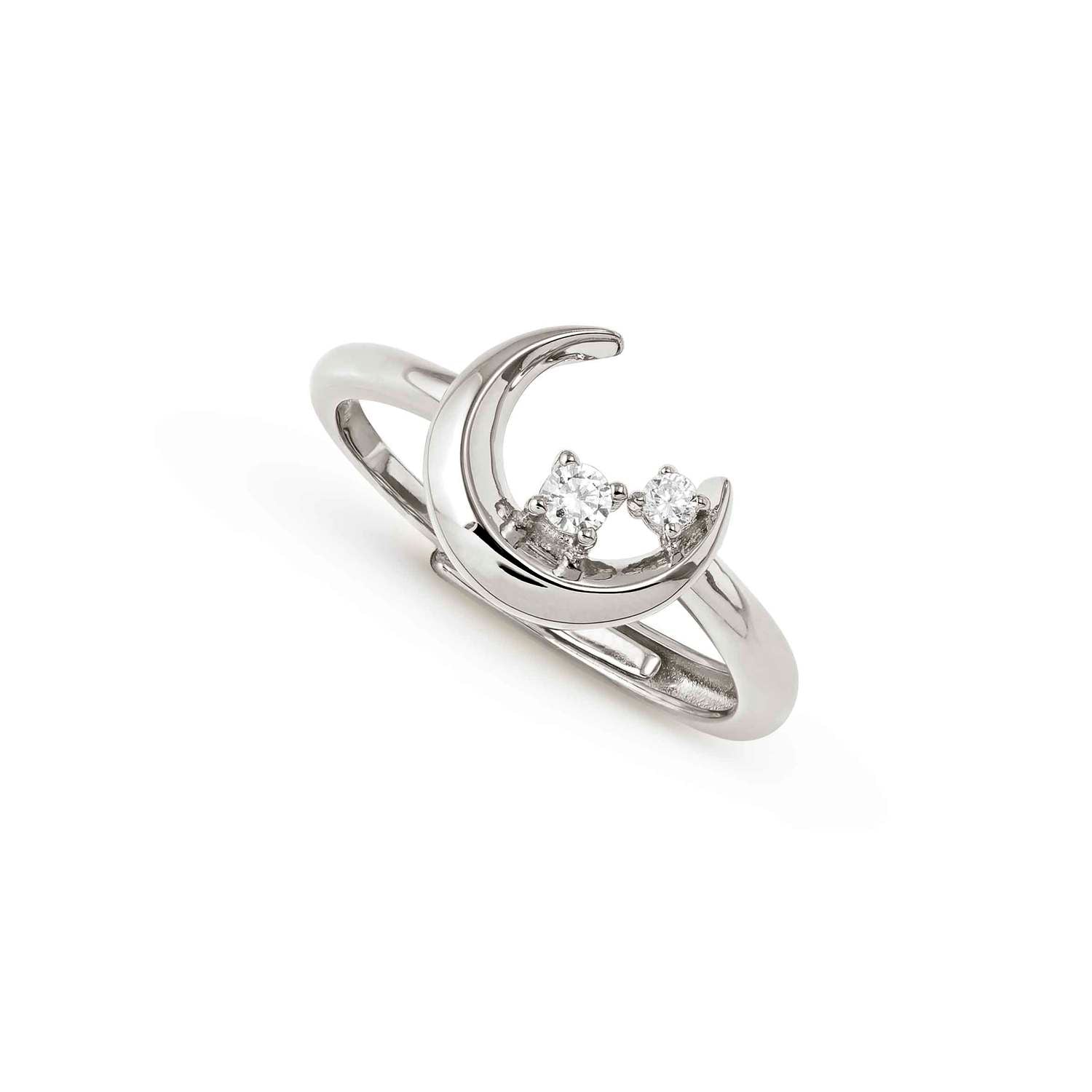 Nomination Dream Beats CZ Moon Ring silver