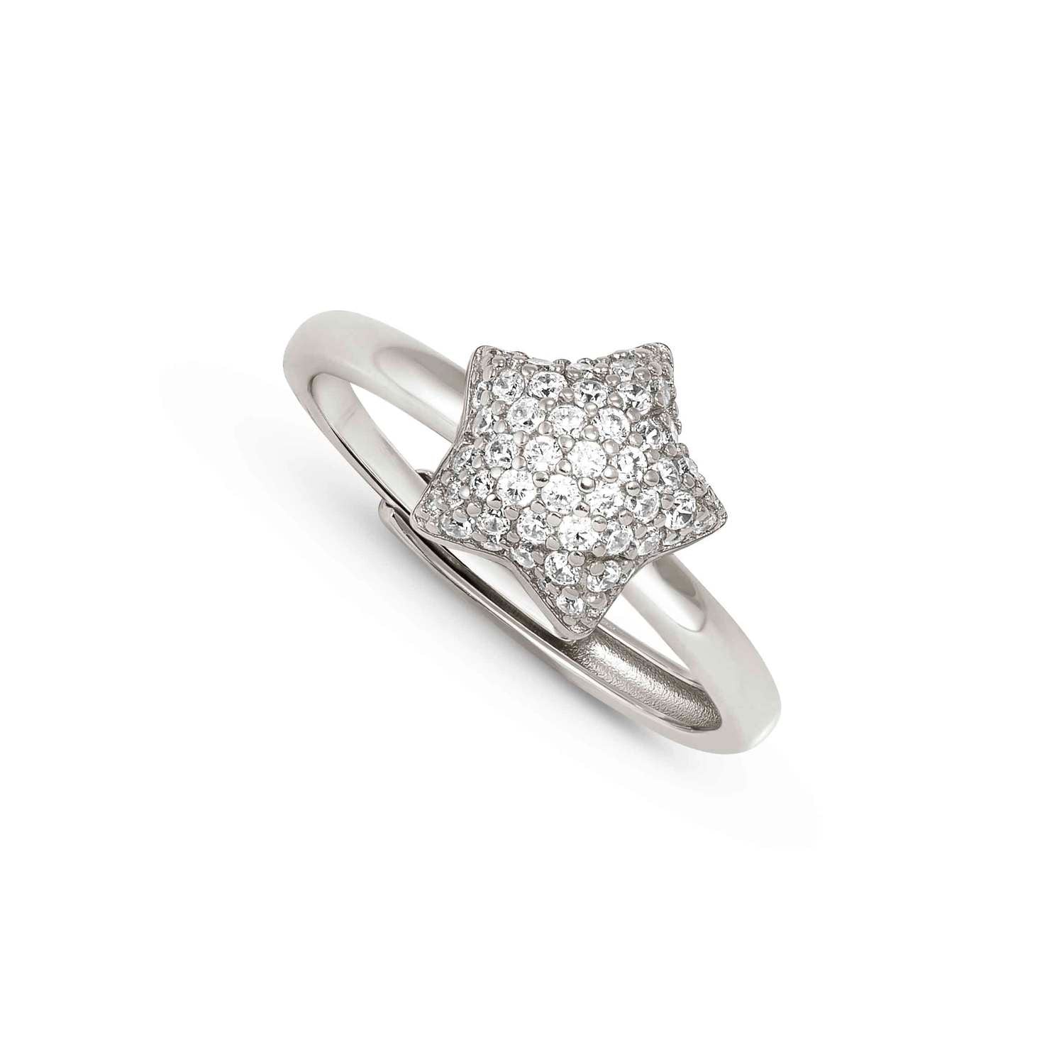 Nomination Life Poetry CZ Pave Star Ring