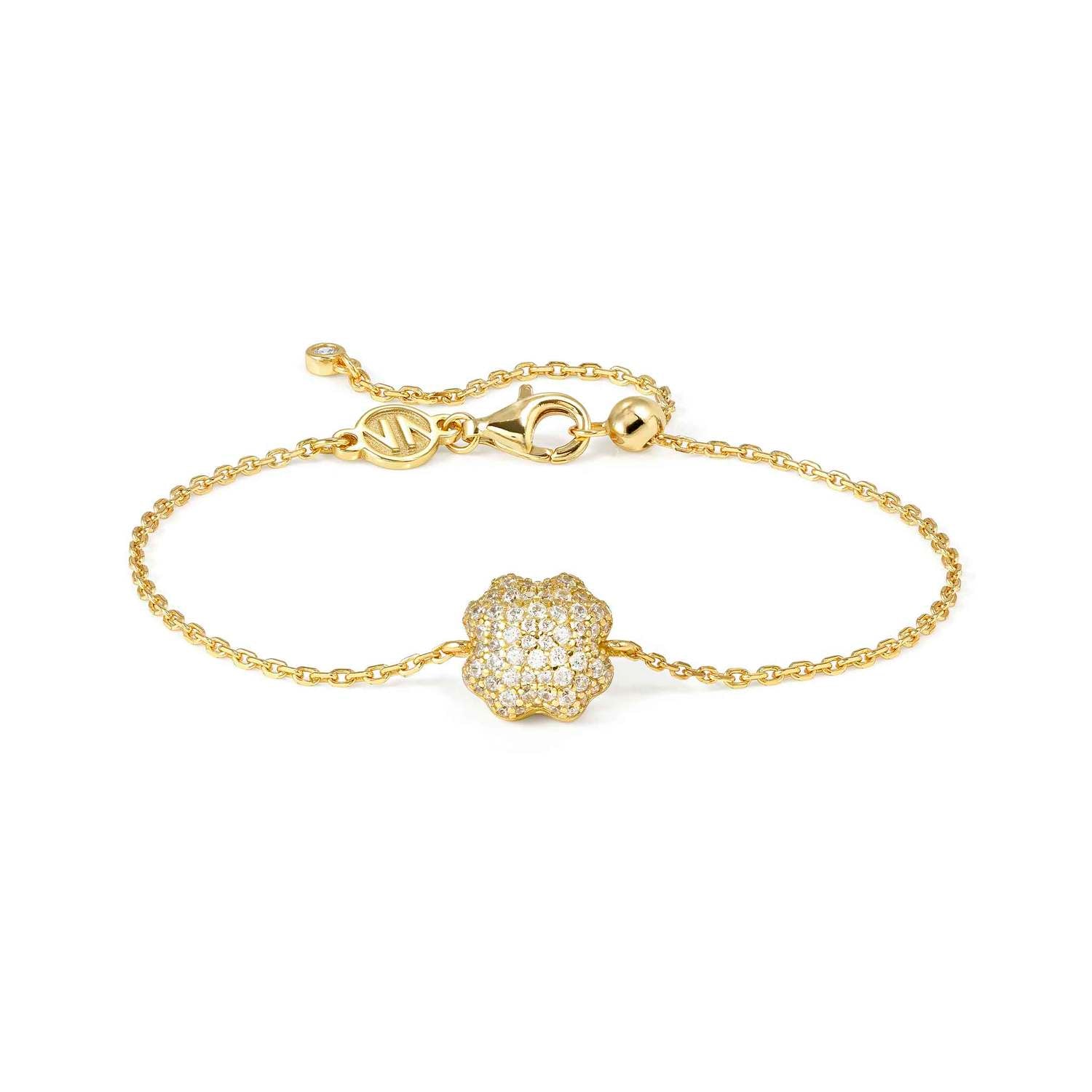 Nomination Life Poetry Four Leaf Clover Bracelet gold
