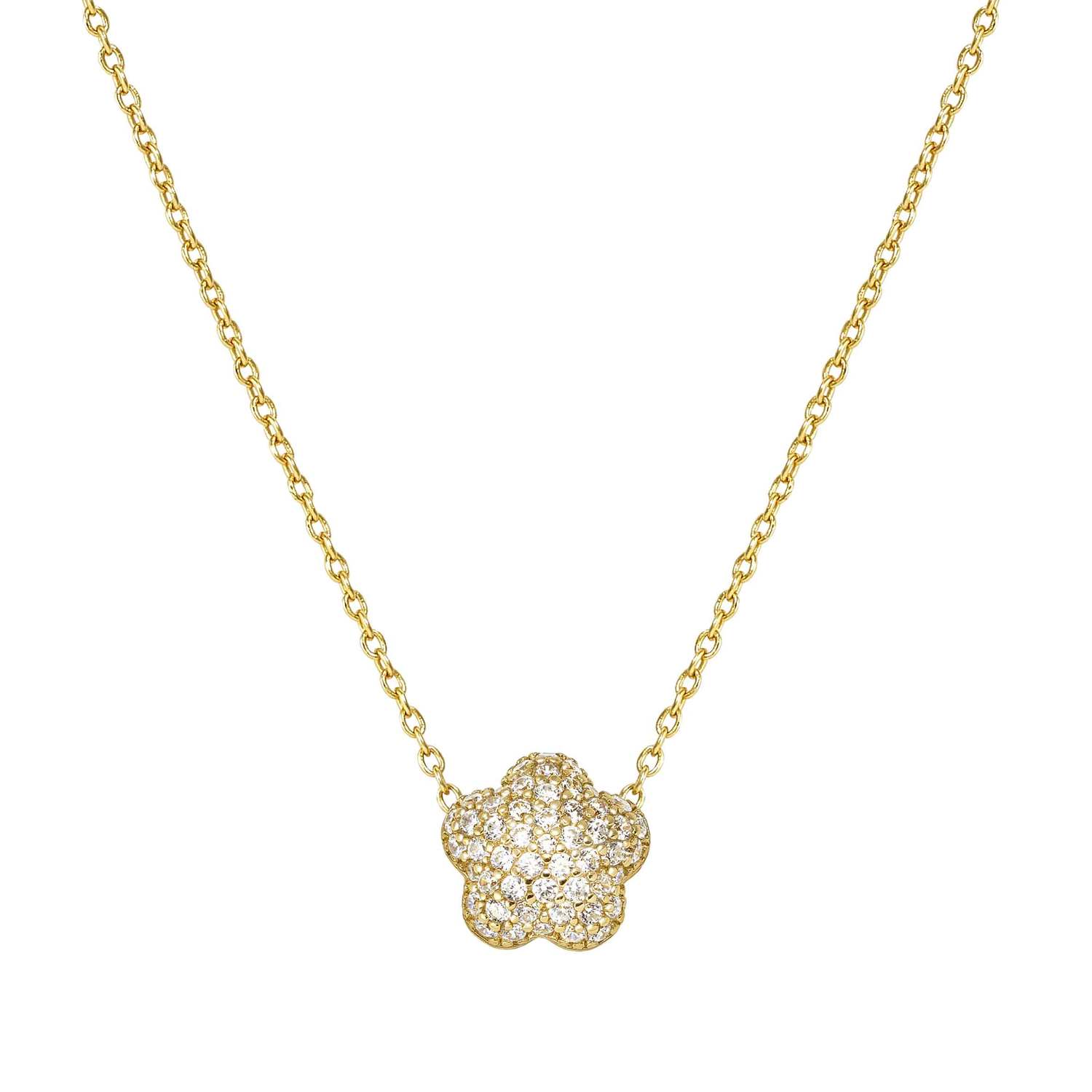 Nomination Life Poetry Flower Necklace gold
