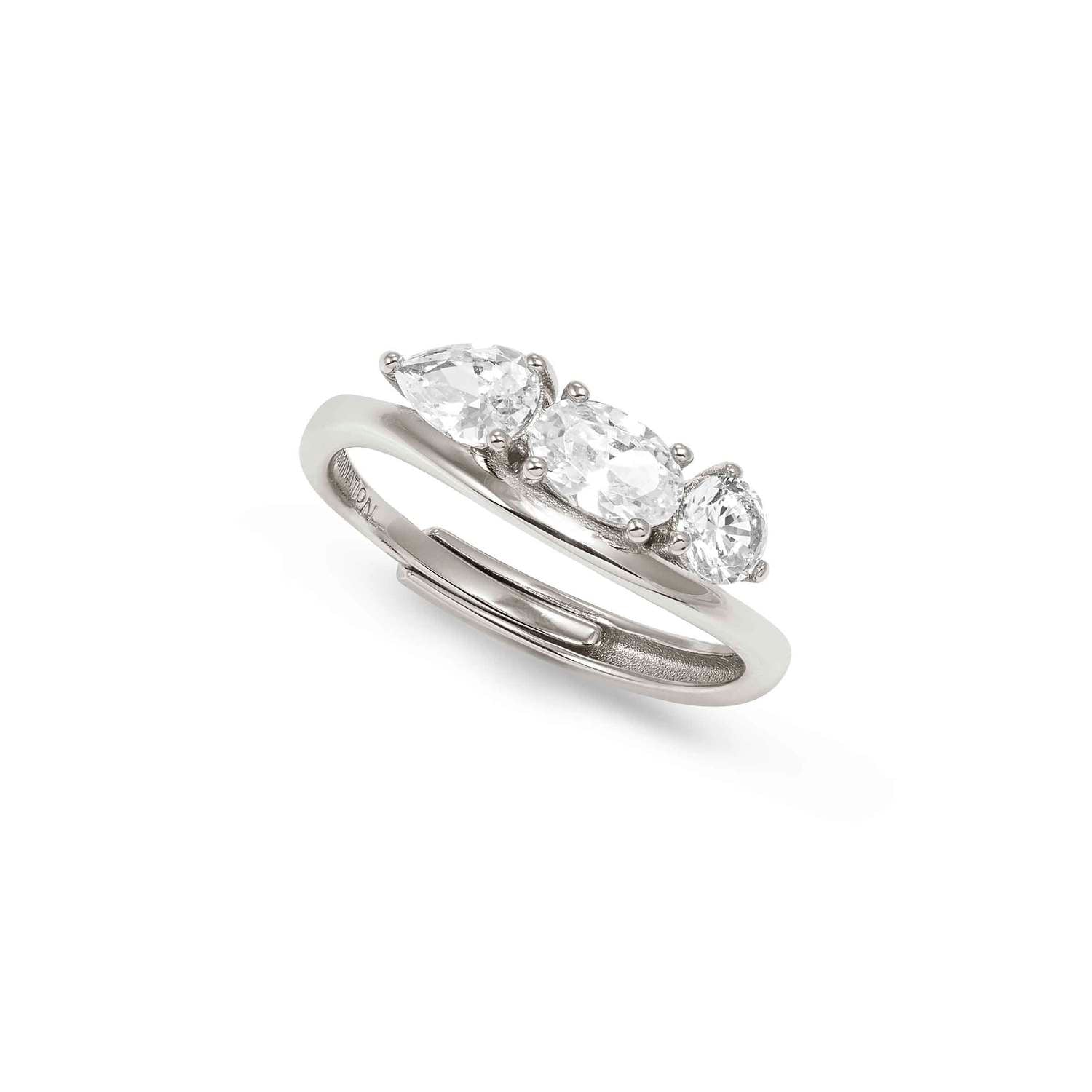 Nomination My Rebel Art CZ Trilogy Ring silver