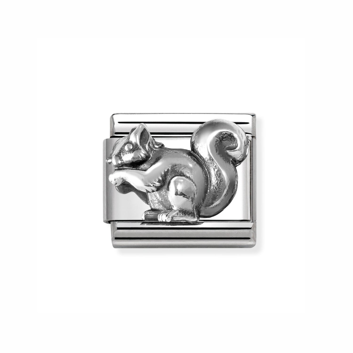 Nomination Classic Link Squirrel Charm in Silver