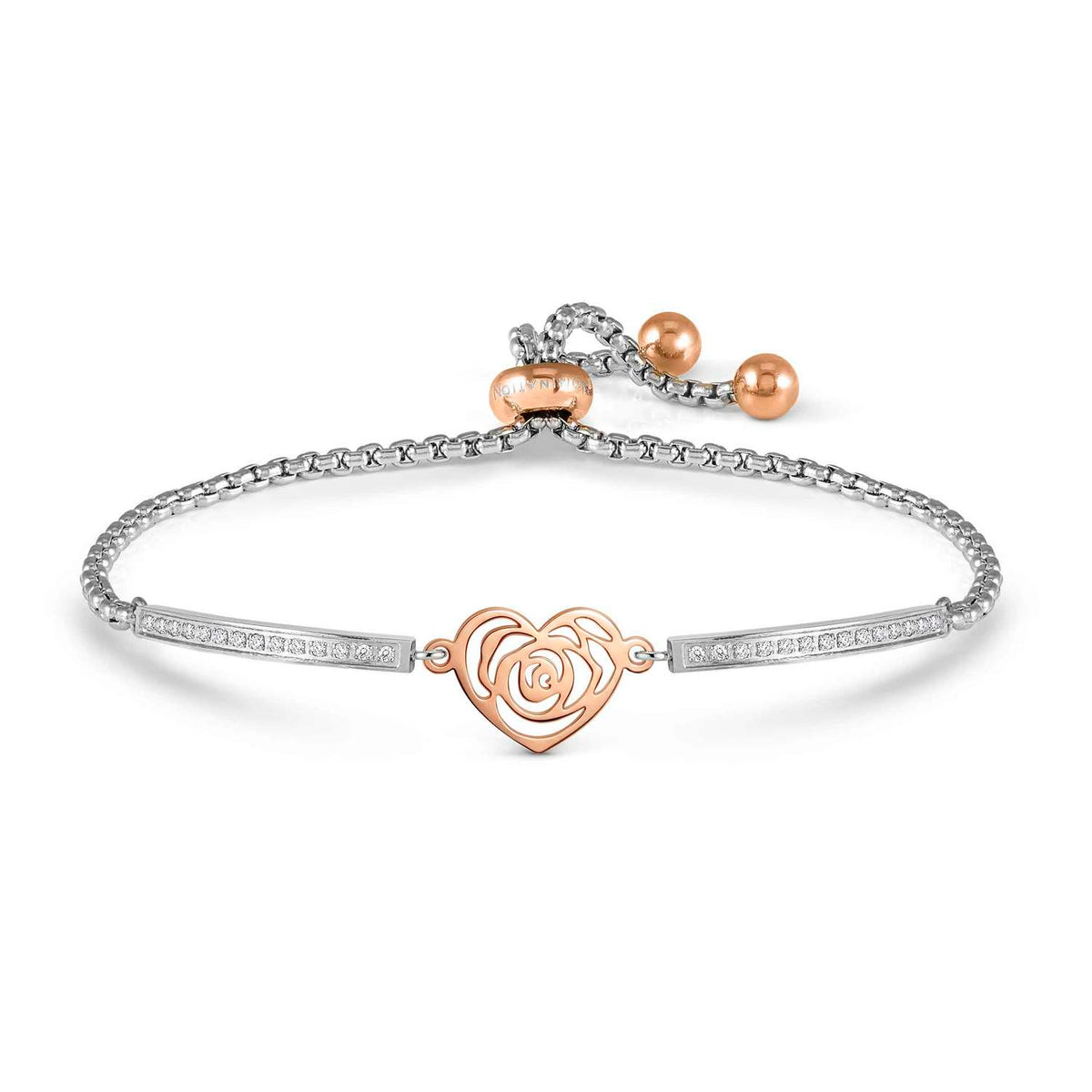 Nomination Milleluci Beloved Edition Patterned Heart Bracelet rose