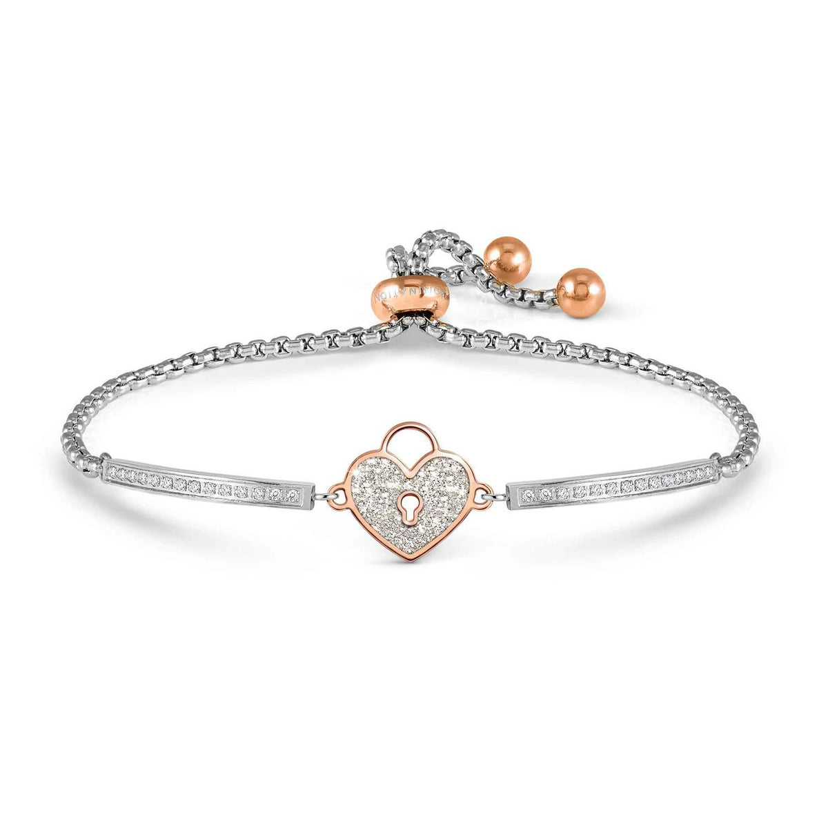 Nomination Milleluci Beloved Edition Padlock Heart Bracelet rose