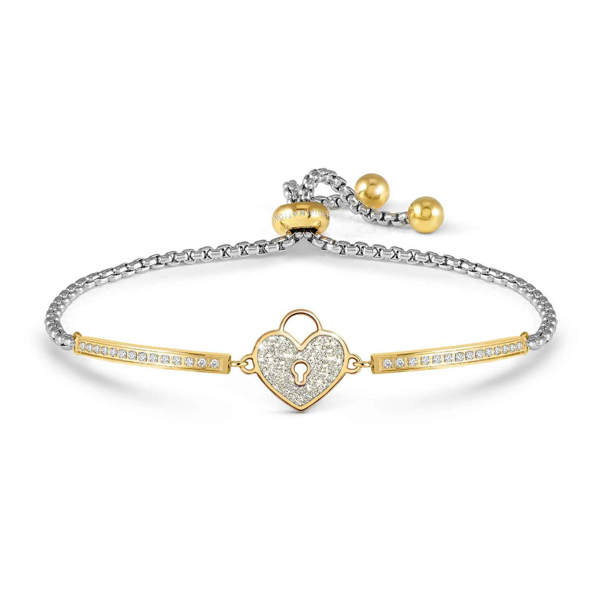 Nomination Milleluci Beloved Edition Padlock Heart Bracelet gold