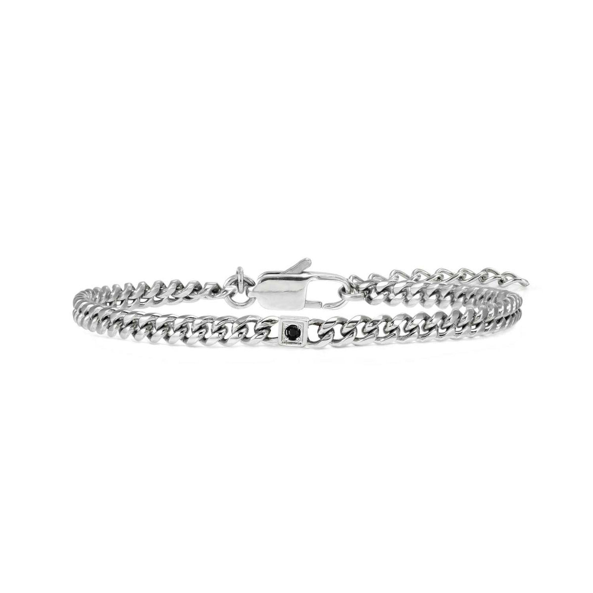Nomination Virtus Code Steel & Diamond Bracelet
