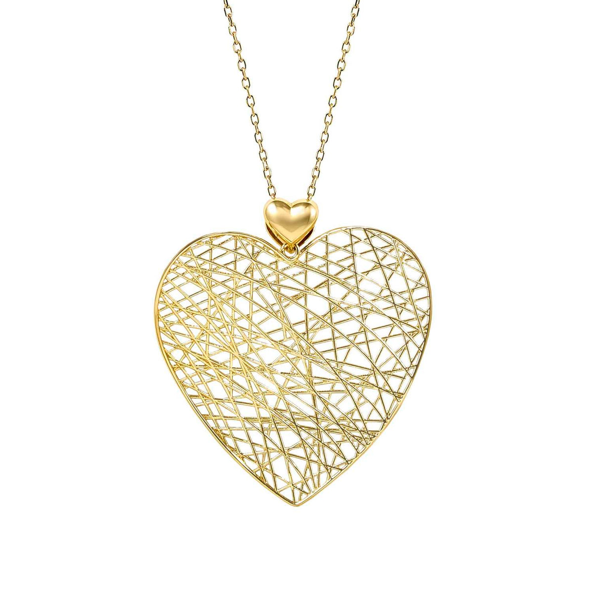 Nomination Leaf of Light Large Heart Necklace