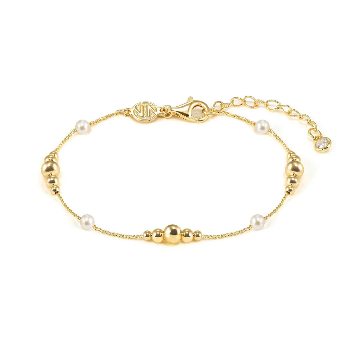 Nomination Siren Dream Pearl & Bead Bracelet gold