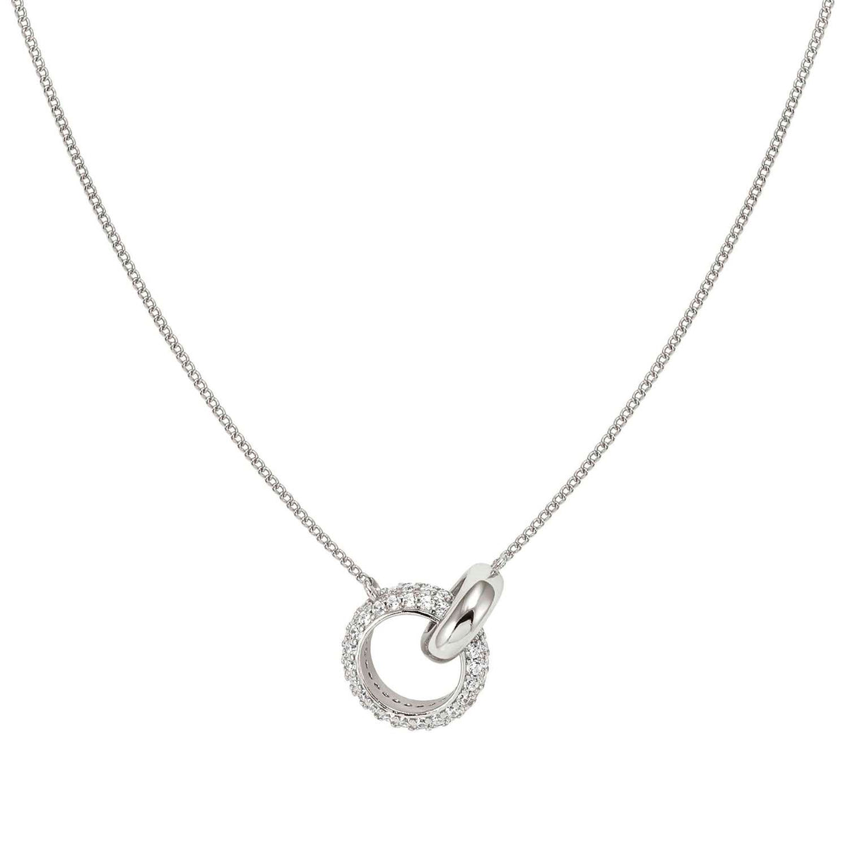 Nomination Siren Dream CZ Circles Necklace SILVER
