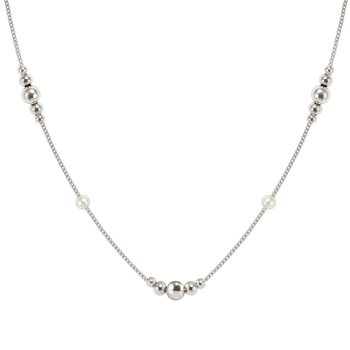 Nomination Siren Dream Pearl & Bead Necklace silver
