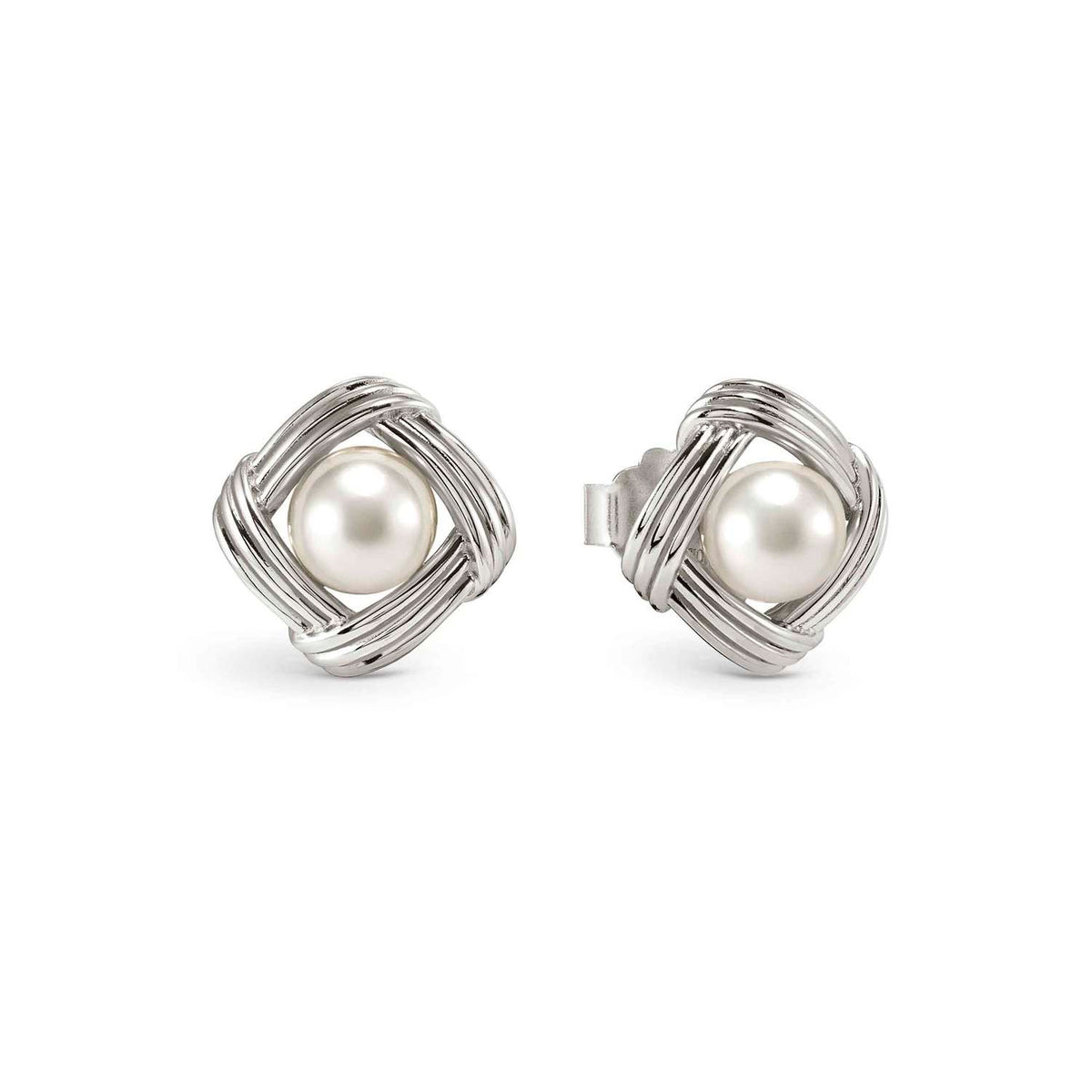 Nomination Siren Dream Pearl Stud Earrings silver
