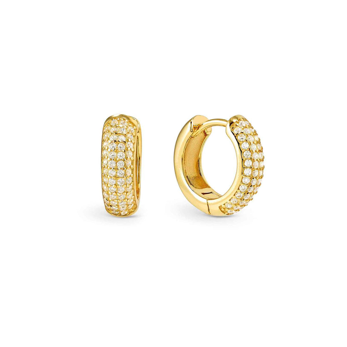 Nomination Siren Dream CZ Hoop Earrings gold
