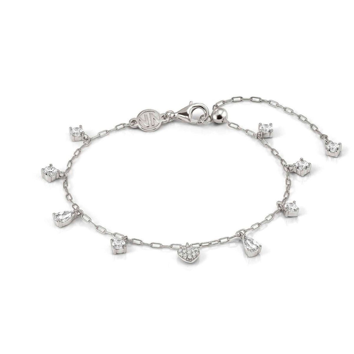 Nomination Precious Moves Heart Dangle Link Bracelet
