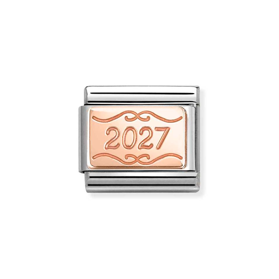 Nomination Classic Link 2027 Charm in Rose Gold