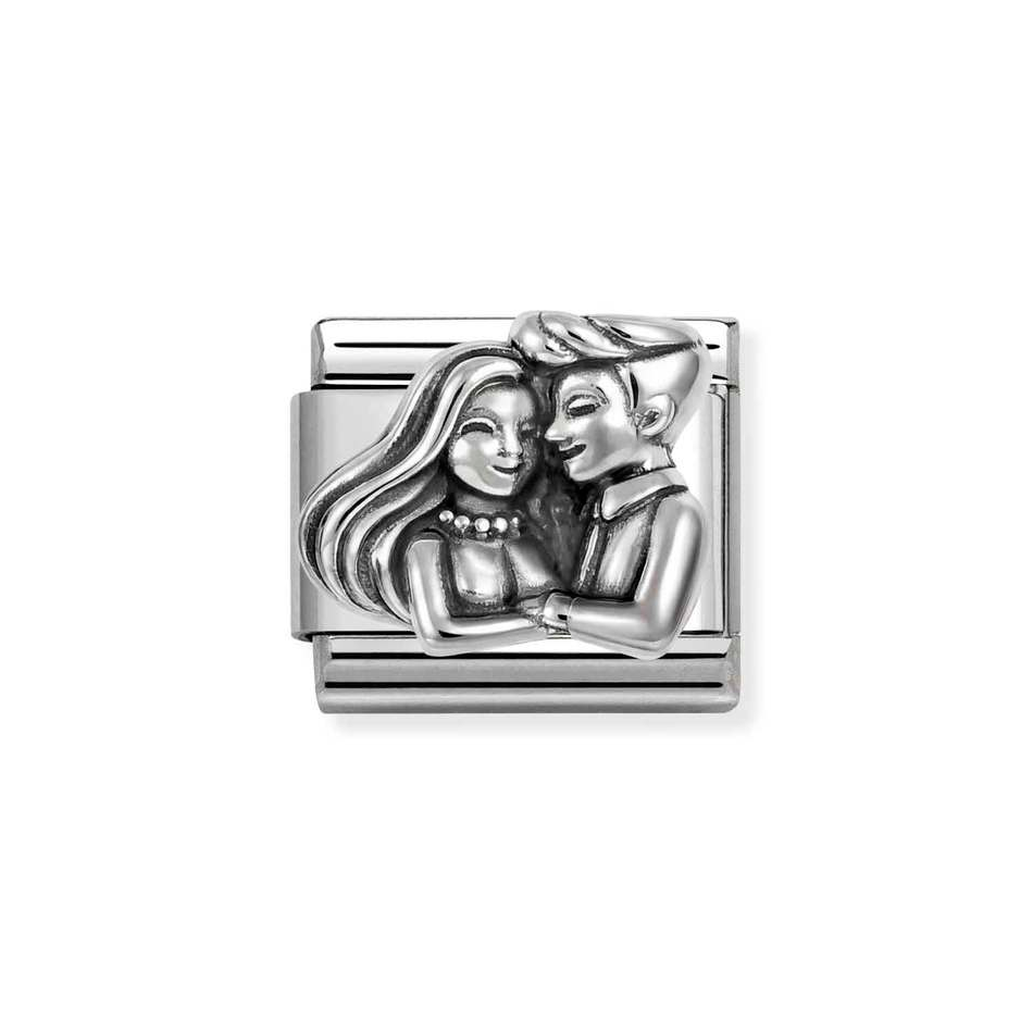 Nomination Classic Link Couple Charm in Silver