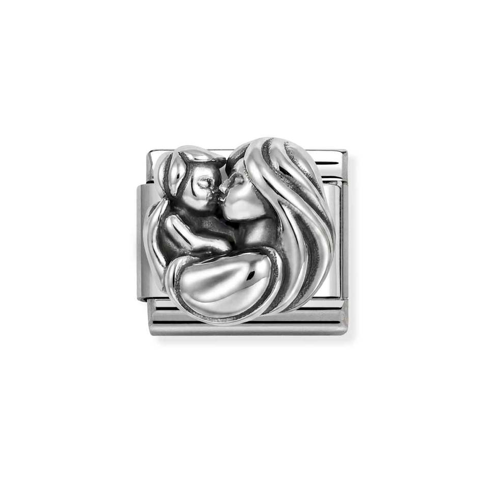 Nomination Classic Link Mother & Son Charm in Silver