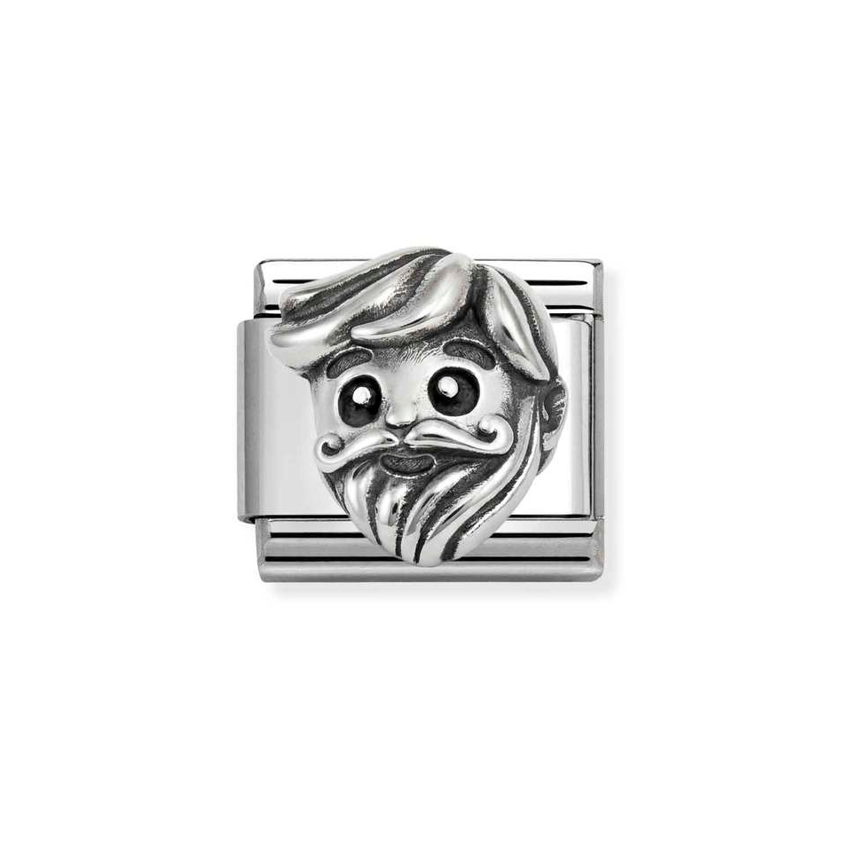 Nomination Classic Link Grandfather Charm in Silver