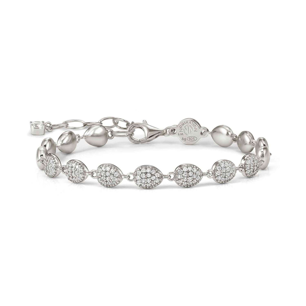 Nomination Precious Moves Oval Link Bracelet silver