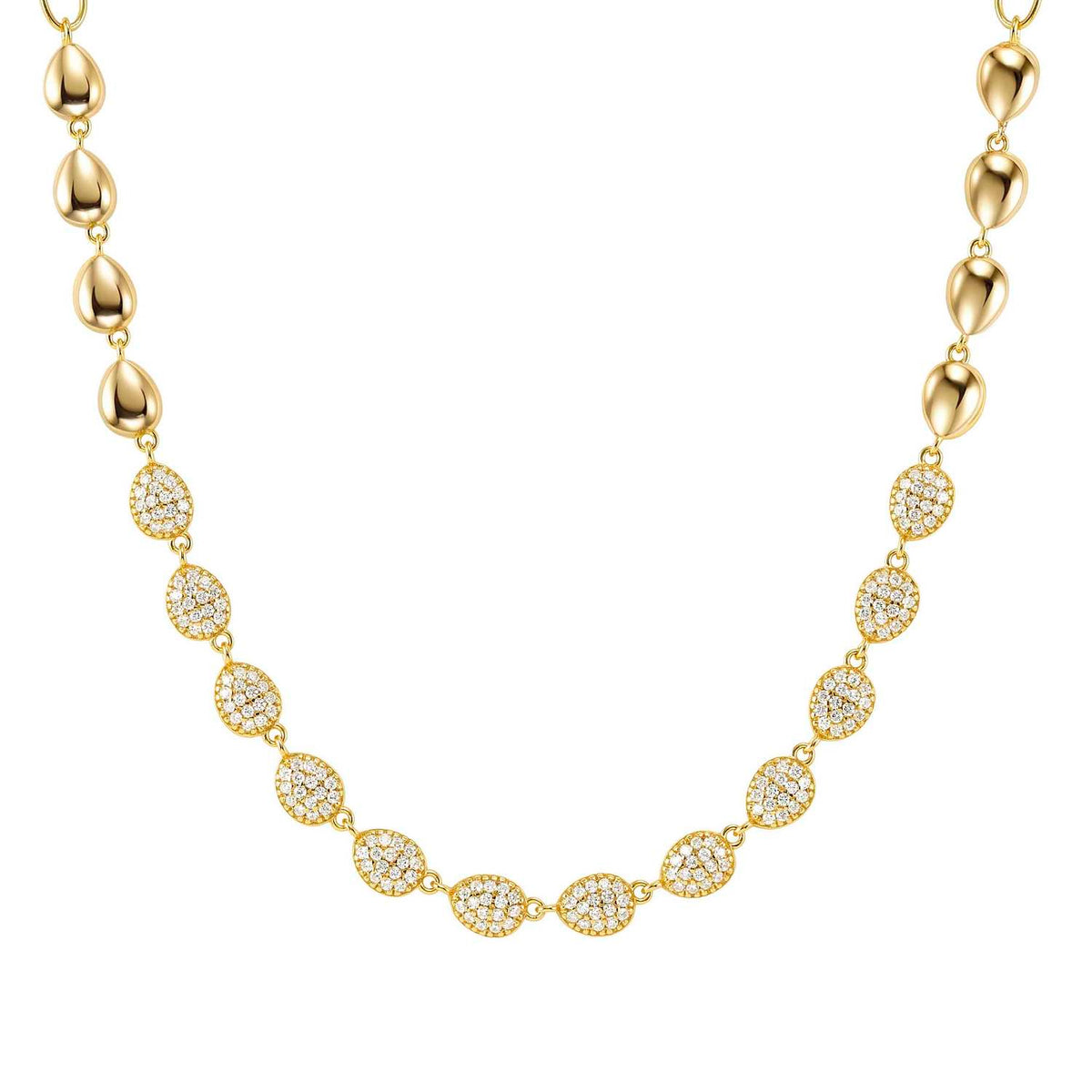 Nomination Precious Moves Oval Link Necklace gold