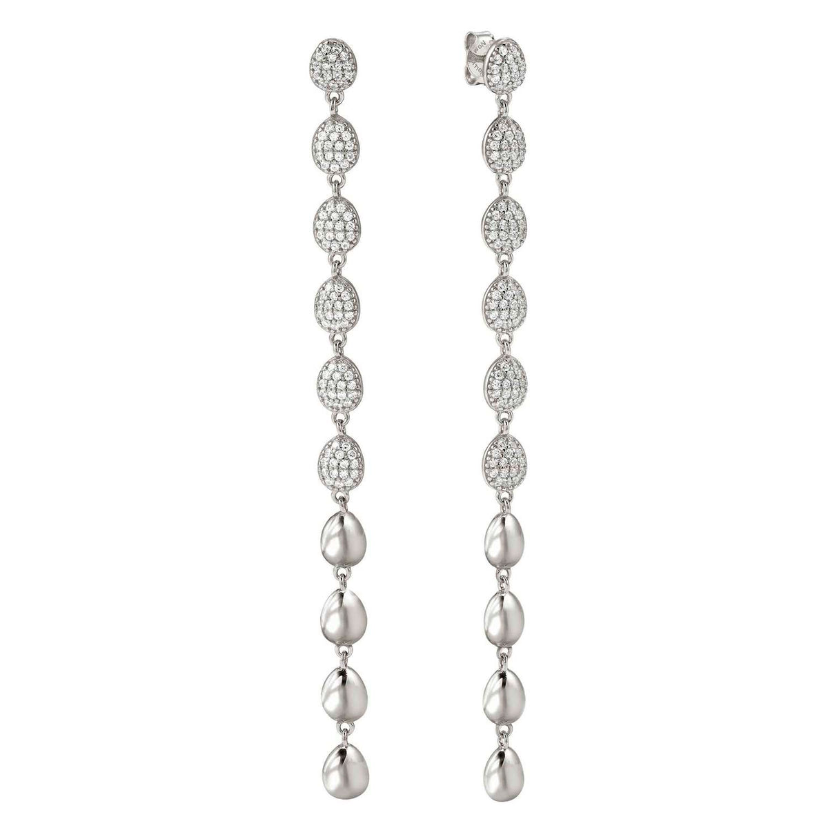 Nomination Precious Moves Long Oval Drop Earrings