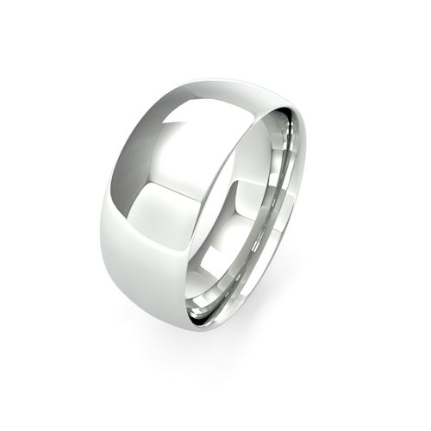 Traditional Court Men's Medium Weight Wedding Bands