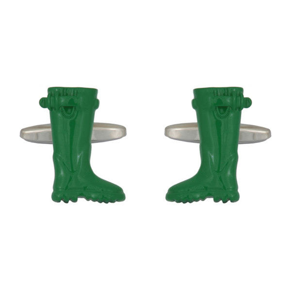 Dalaco Green Wellington Boots Cufflinks 90-1301