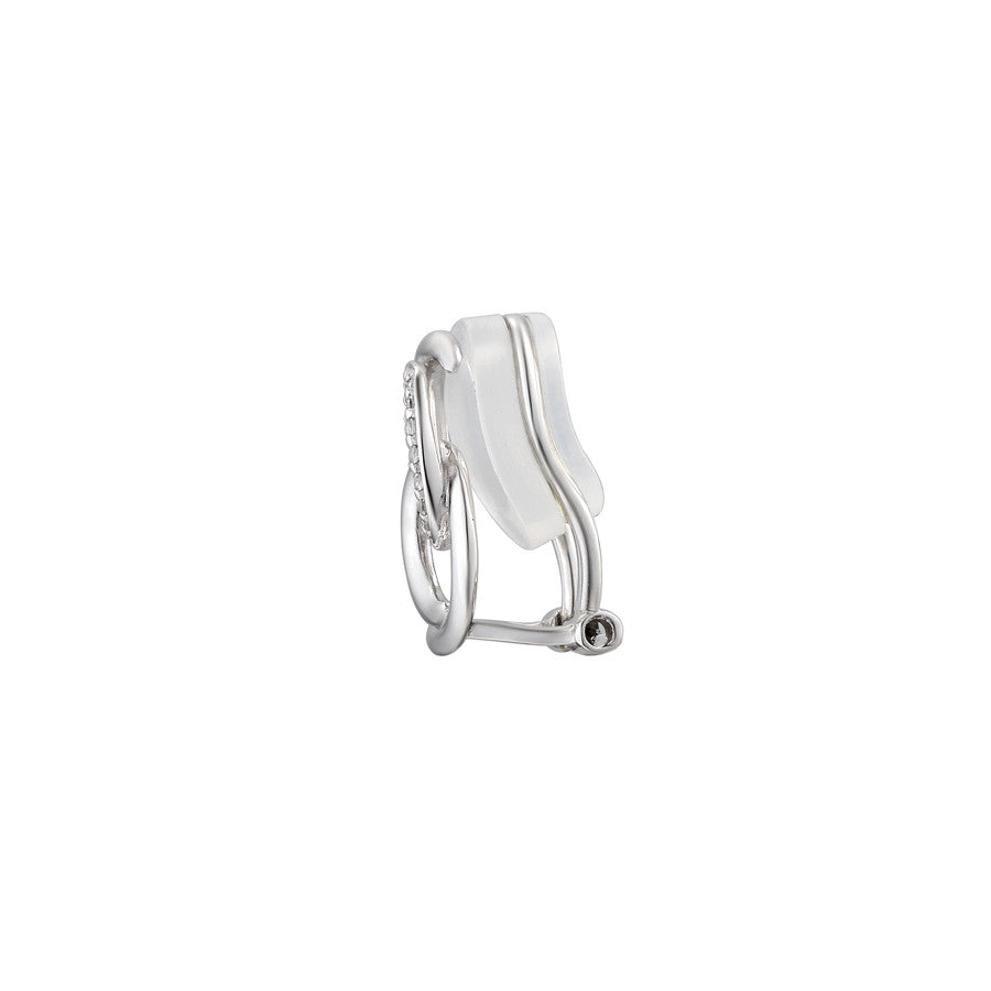 Amore Argento Harmony Clip On Earrings 9115