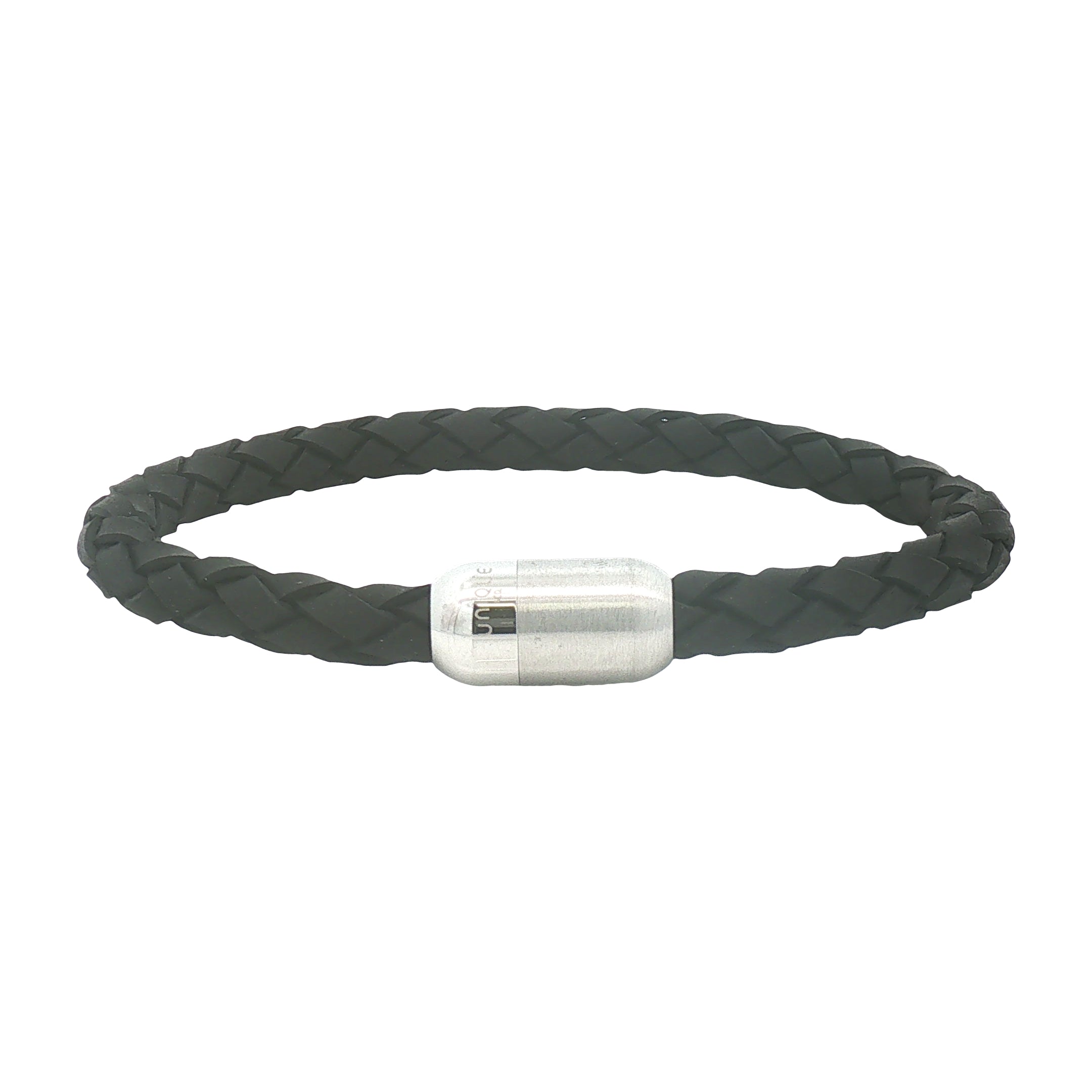 Unique & Co Men's Black Leather Bracelet B569BL