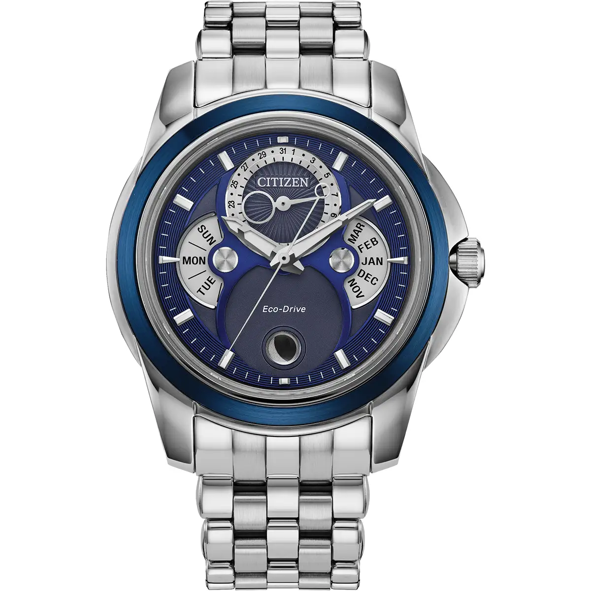 Citizen Eco Drive Men's Calendrier Moonphase Watch BU0088-51H
