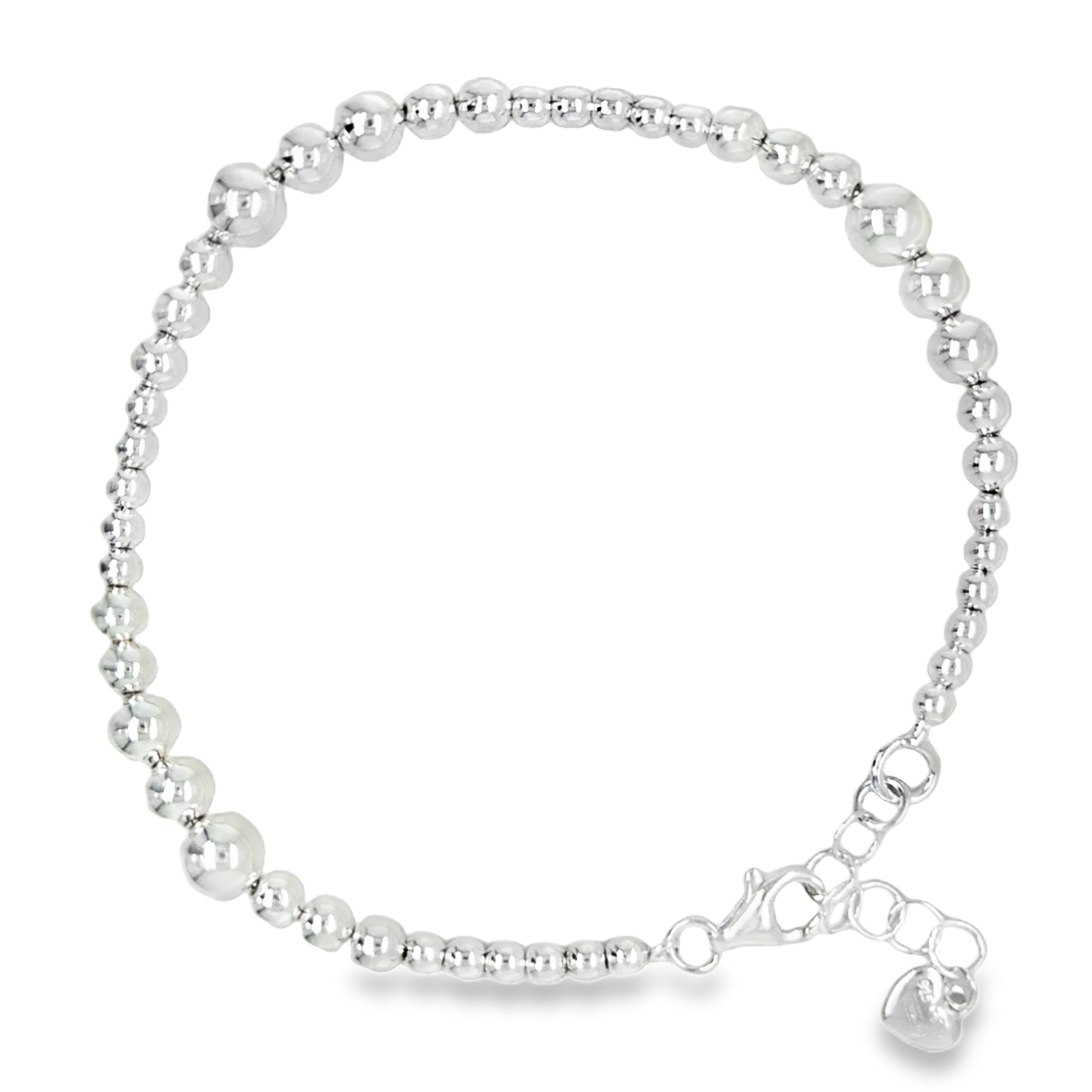 Sterling Silver Ball Bead Bracelet