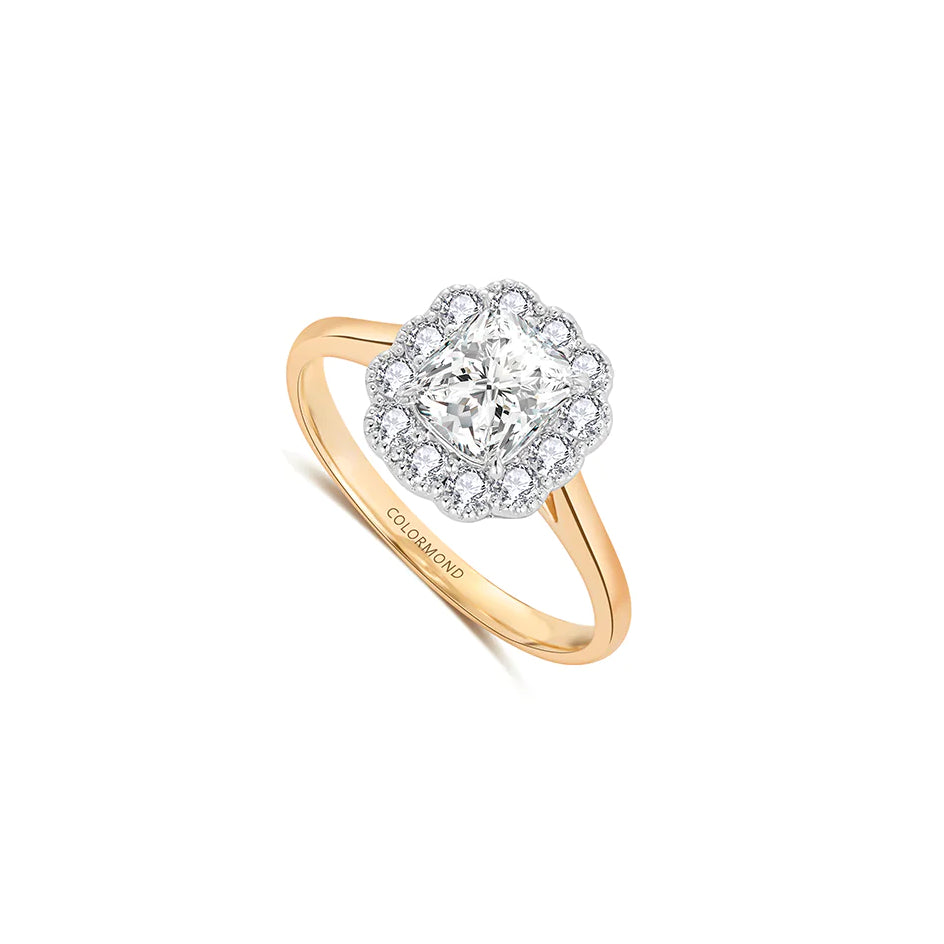 Colormond Aurora Lab Grown Diamond Ring 18ct Gold