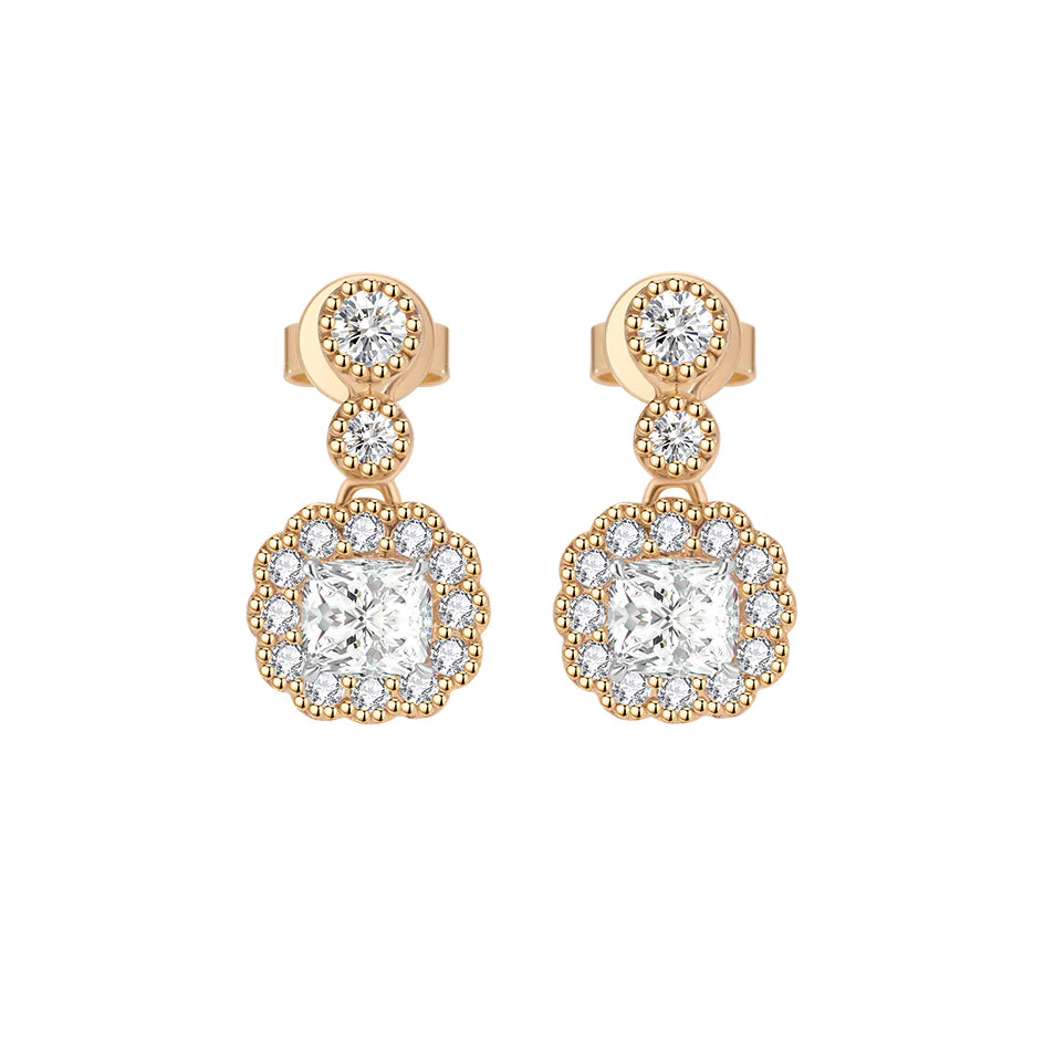 Colormond Aurora Lab Grown Diamond Earrings 18ct Gold