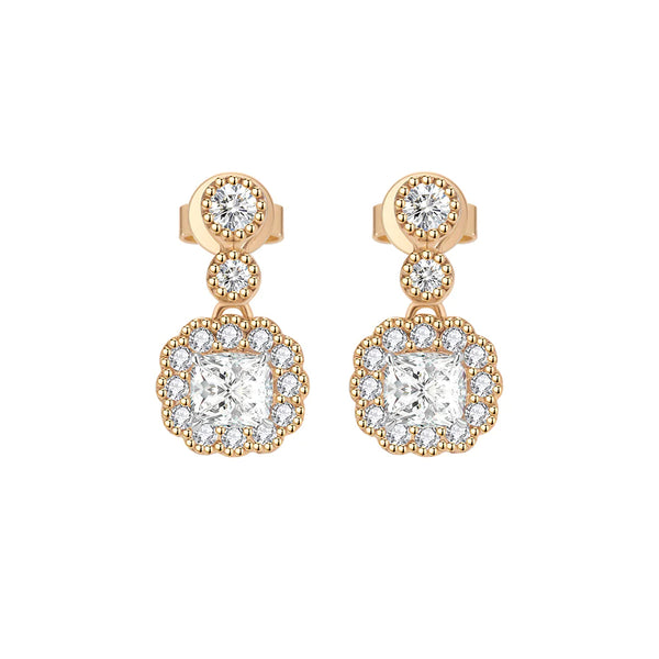 Colormond Aurora Lab Grown Diamond Earrings 18ct Gold