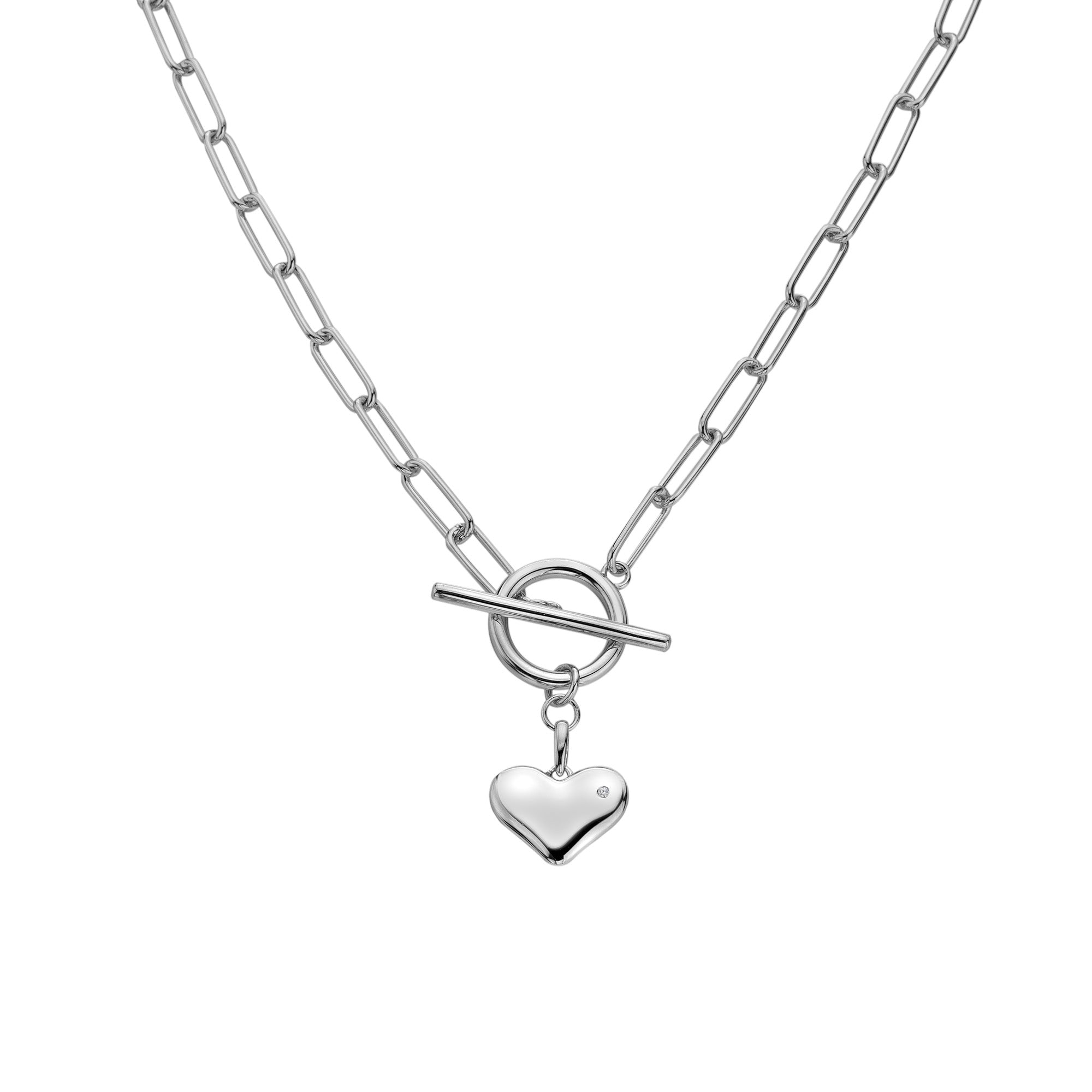 Hot Diamonds Linked Heart Necklace DN218