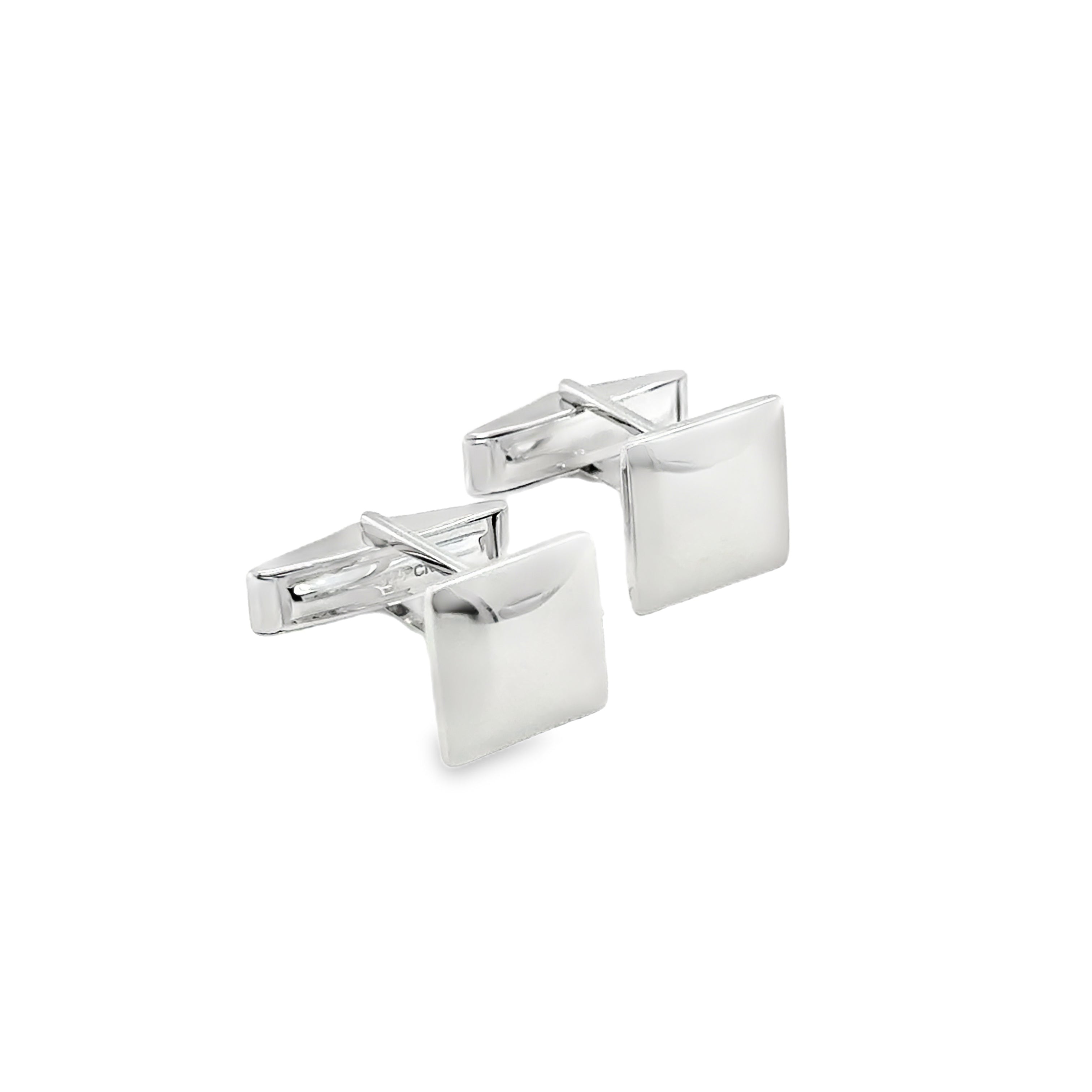 Sterling Silver Square Cufflinks