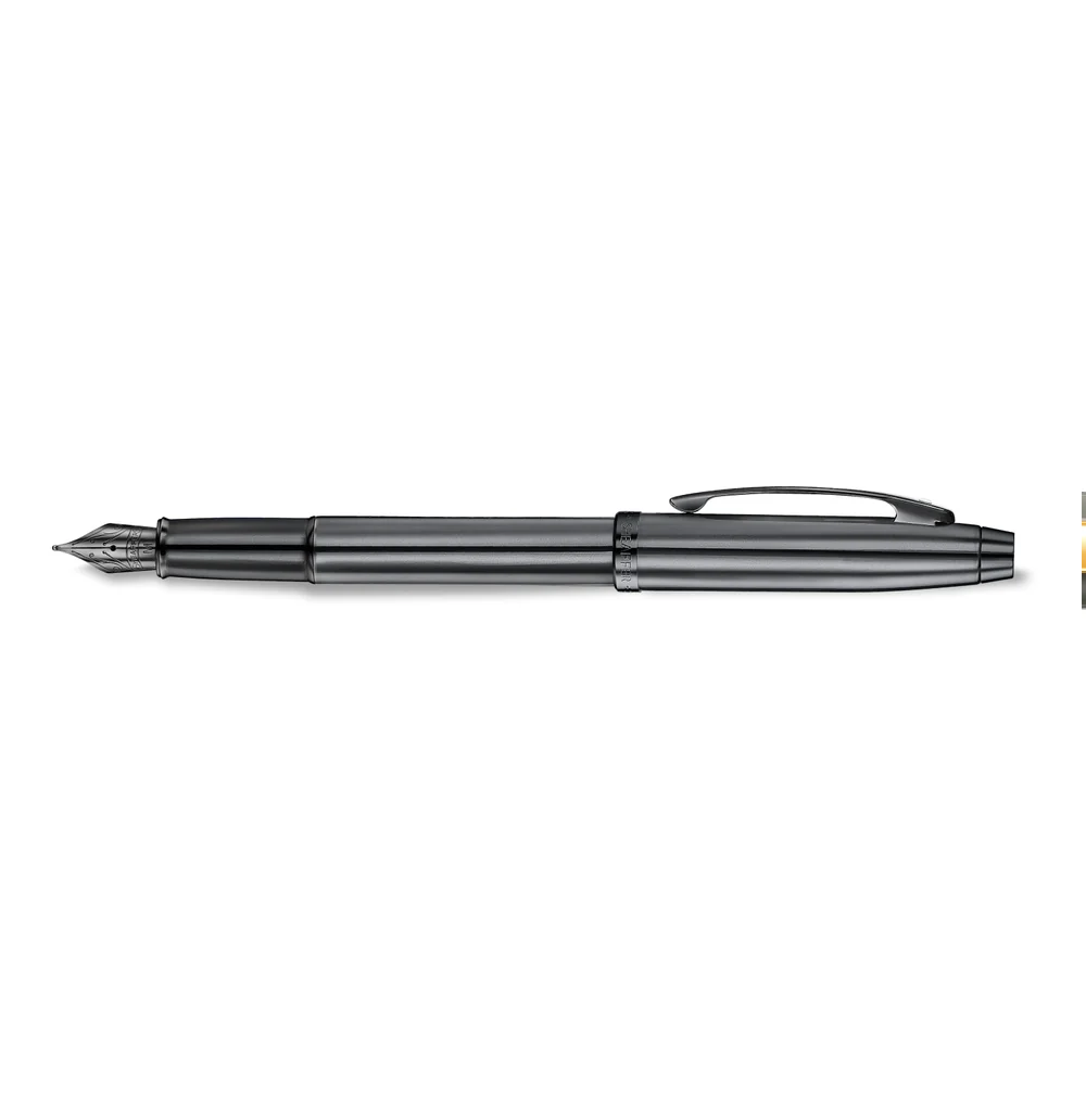 Sheaffer® 100 9375 Ionic Gunmetal Grey Fountain Pen with Shiny PVD Trims