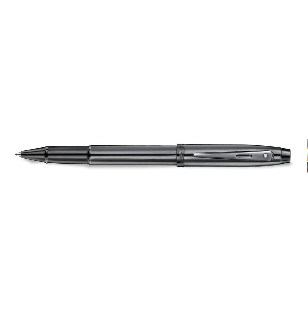 Sheaffer®100 Ionic Gunmetal Grey Rollerball Pen with Shiny PVD Trims