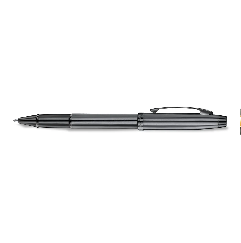 Sheaffer®100 Ionic Gunmetal Grey Rollerball Pen with Shiny PVD Trims