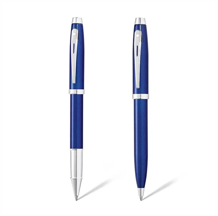 Sheaffer Series 100 Glossy Blue Ballpoint & Roller Ball Pens