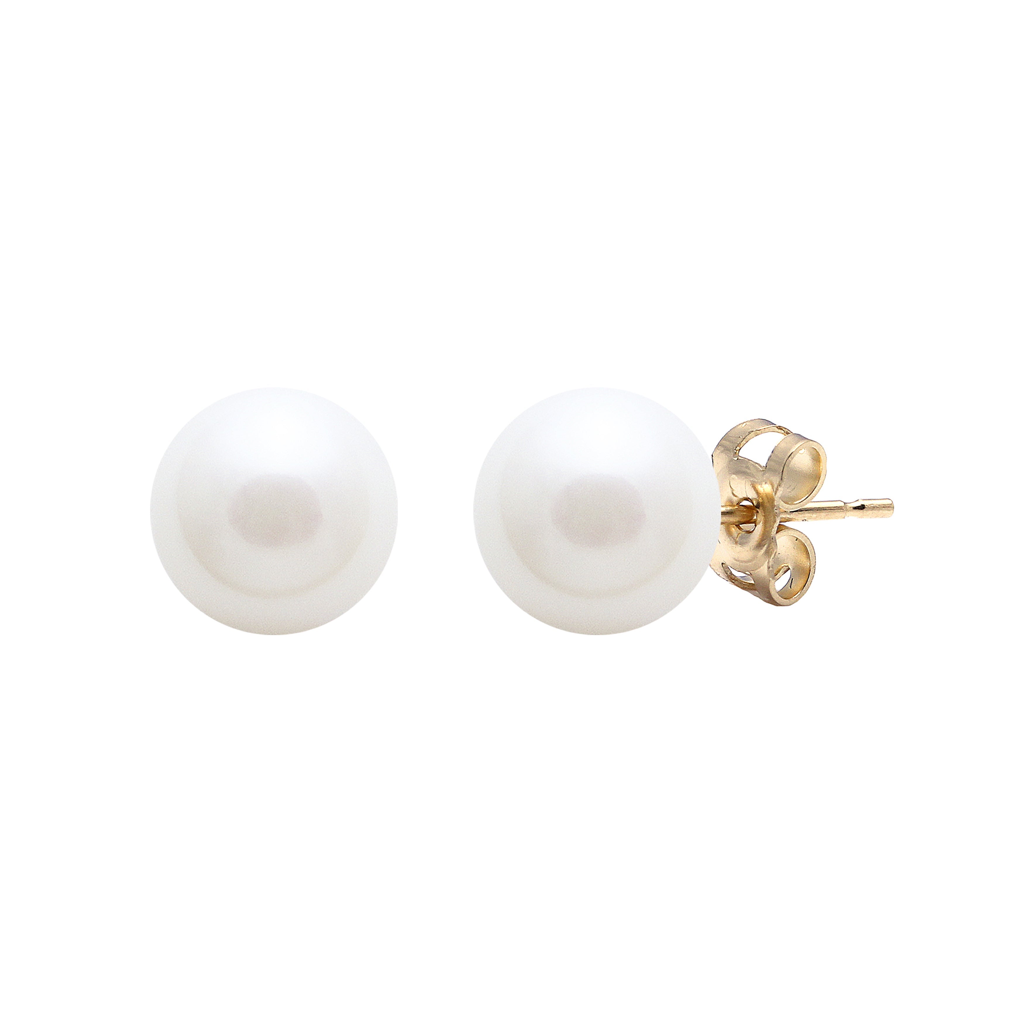 Fresh Water Cultured Pearl 7mm Stud Earring 9ct Gold