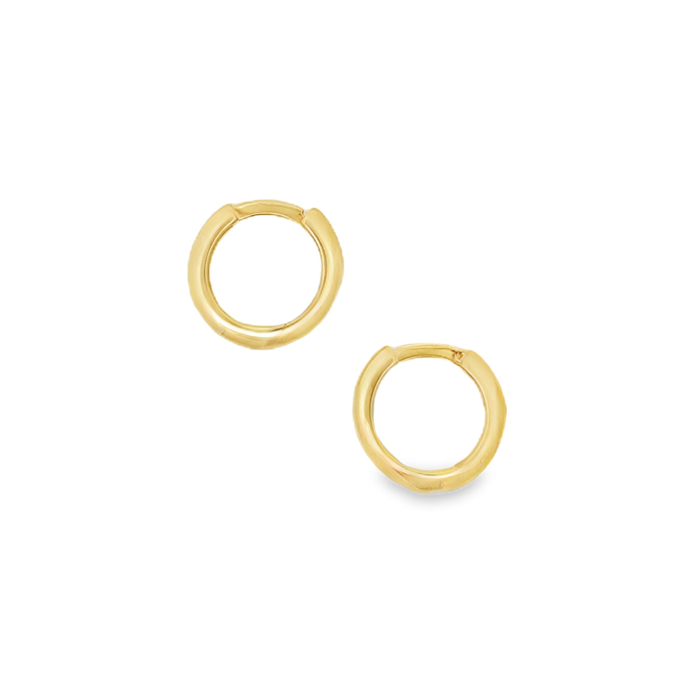 9ct Gold 12.5mm Huggy Earrings