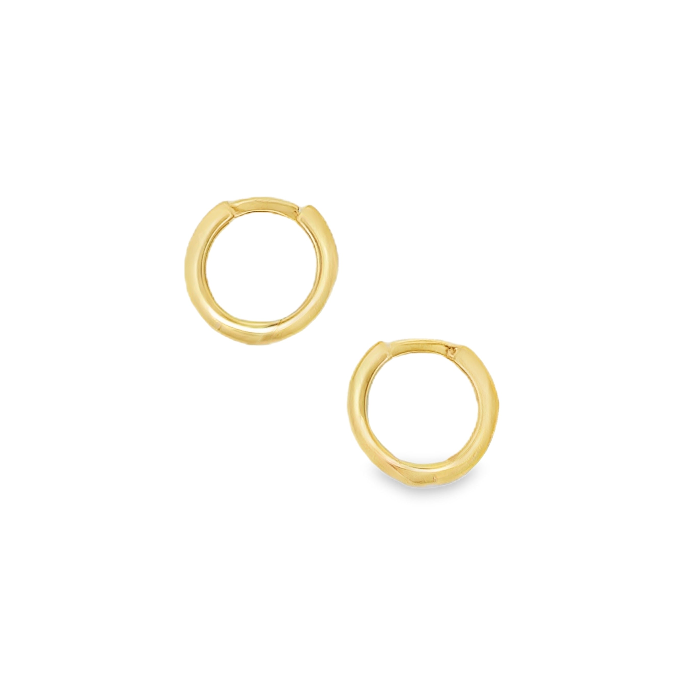 9ct Gold 10mm Huggy Earrings