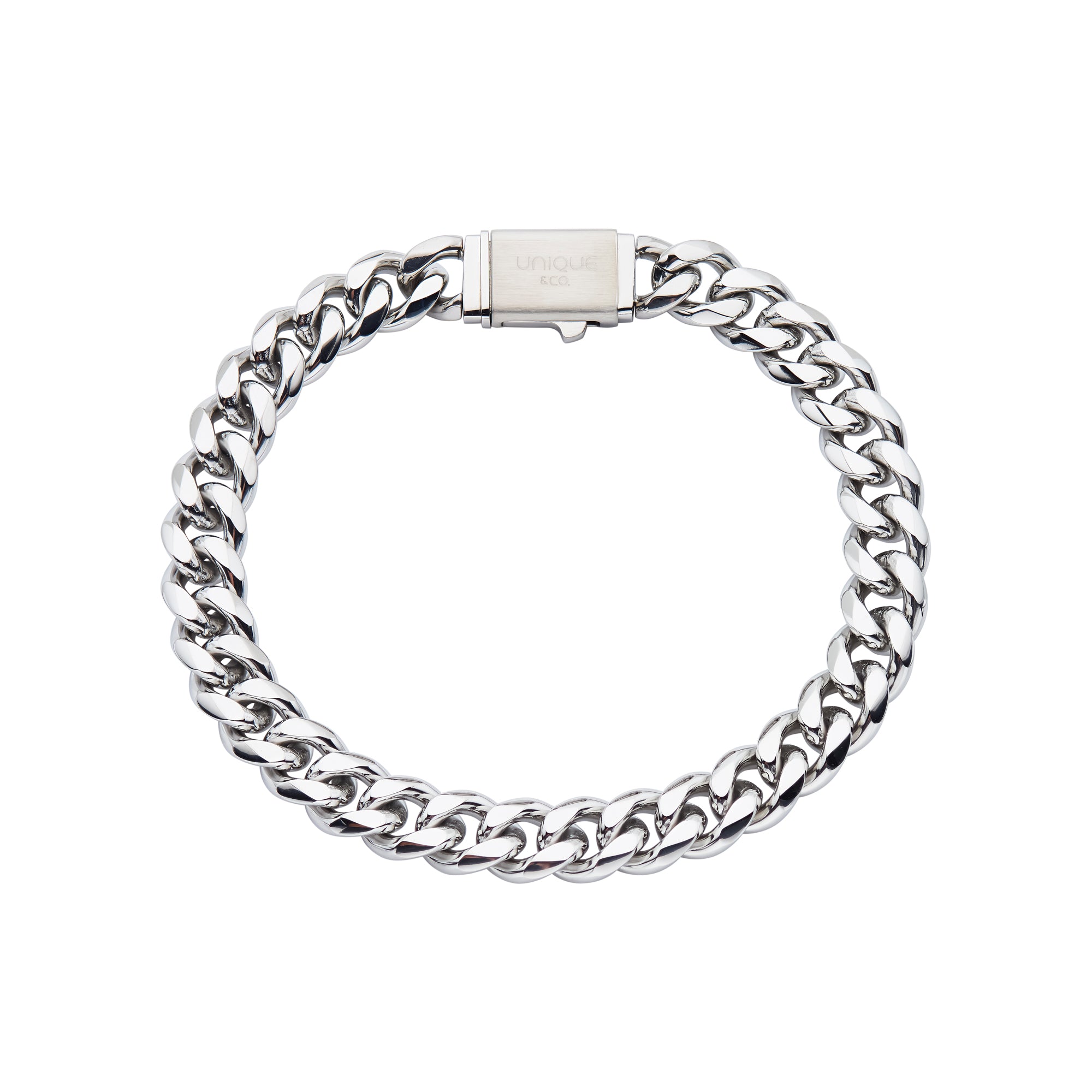Unique & Co Men's Steel Curb Chain Bracelet LAB-288