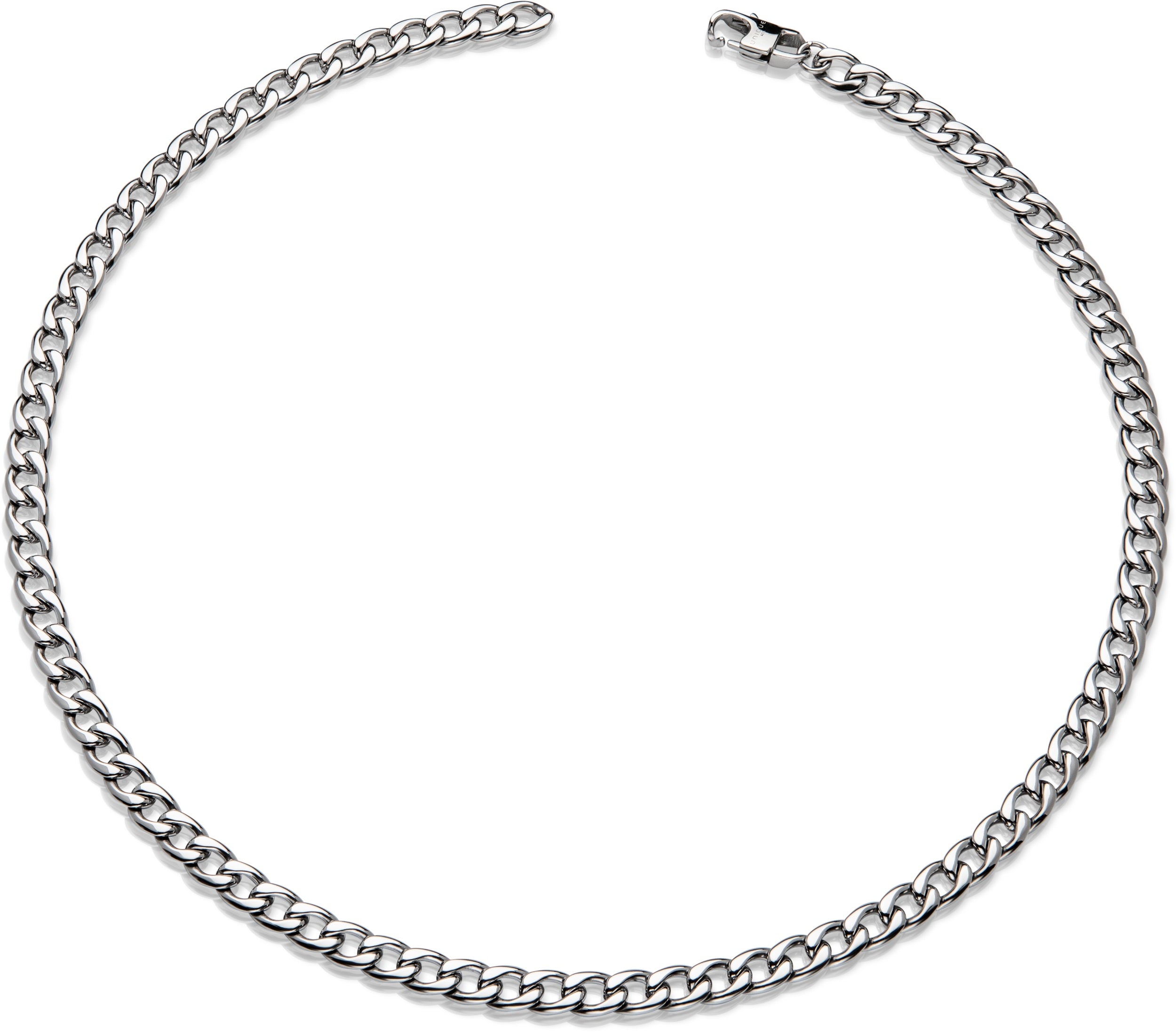 Unique & Co Men's Steel Curb Necklace LAK-208