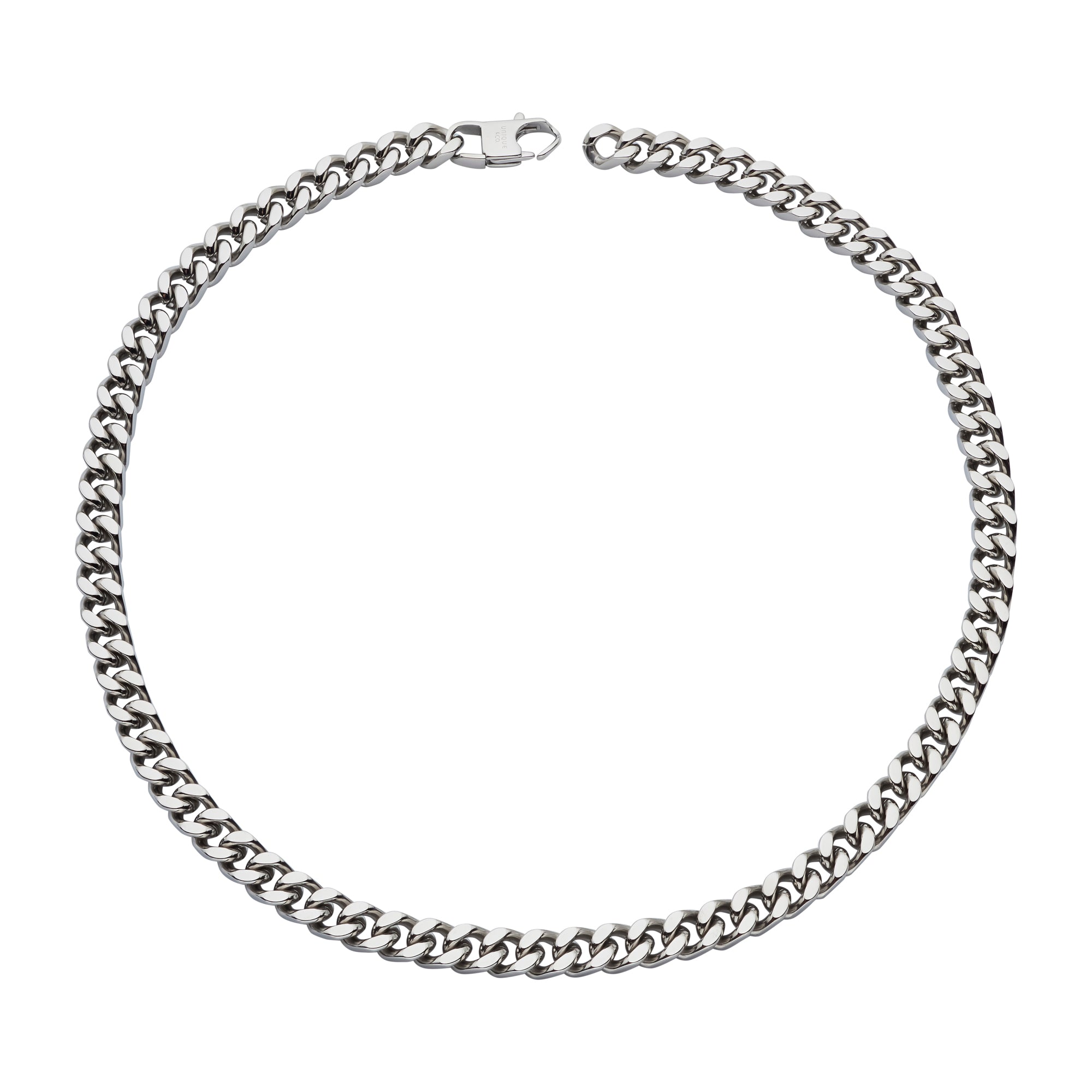 Unique & Co Men's Steel Curb Necklace LAK-250
